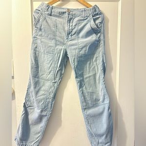 Pilcro The Roamer dusty blue gray relaxed utility pants sz 27